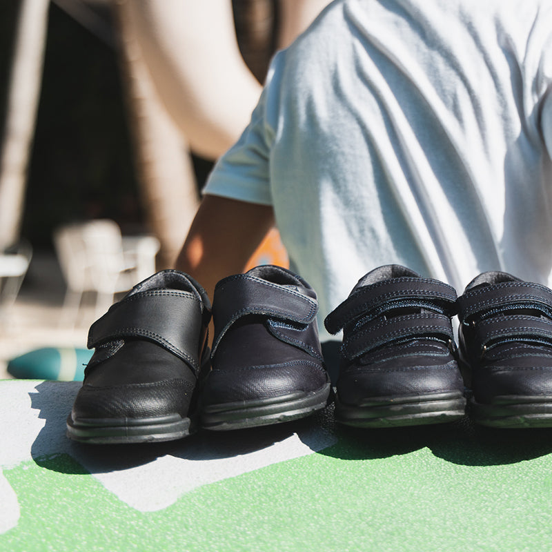 Mocasines de ante marrón con velcro Childrenchic® para niño