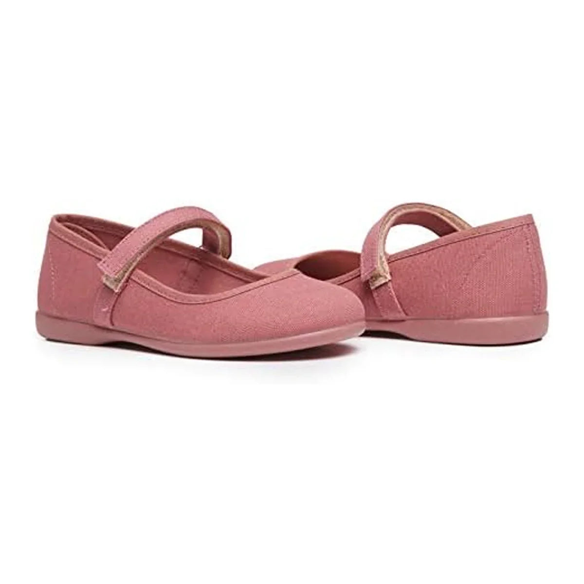 Amazon- Mary Janes de lona Childrenchic® para niñas en palisandro