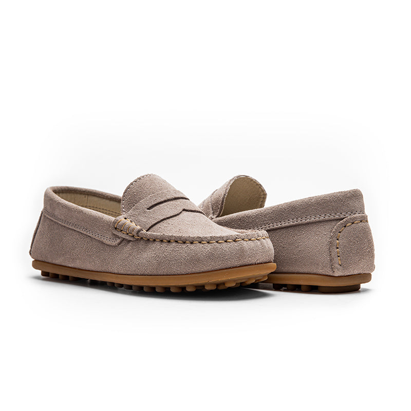 Mocasines de ante Penny de Childrenchic® para niños en gris