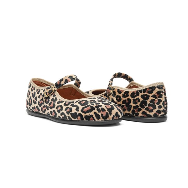 Classic Mary Janes in Animal Print
