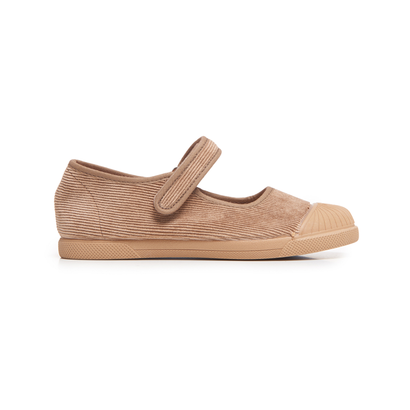 Camel Corduroy Mary Jane Sneakers