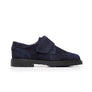 Suede Brogue Loafers in Navy