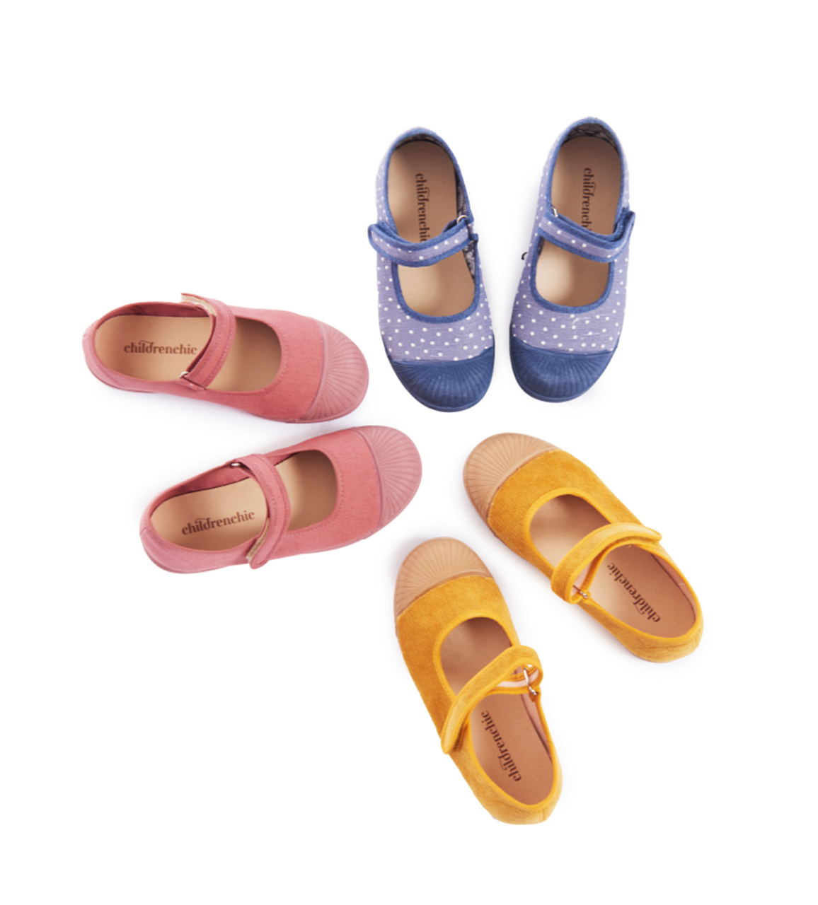 Zapatos deportivos Mary Jane Captoe de lona Childrenchic® para niña en palisandro