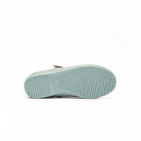 Classic Textured Mary Janes in Blue