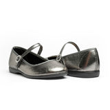 Holiday Shimmer Mary Janes in Silver
