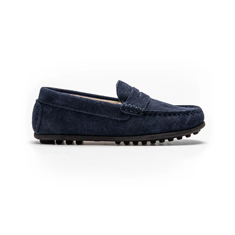 Blue Suede Boys Penny Loafers