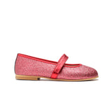 Classic Glitter Mary Janes in Red