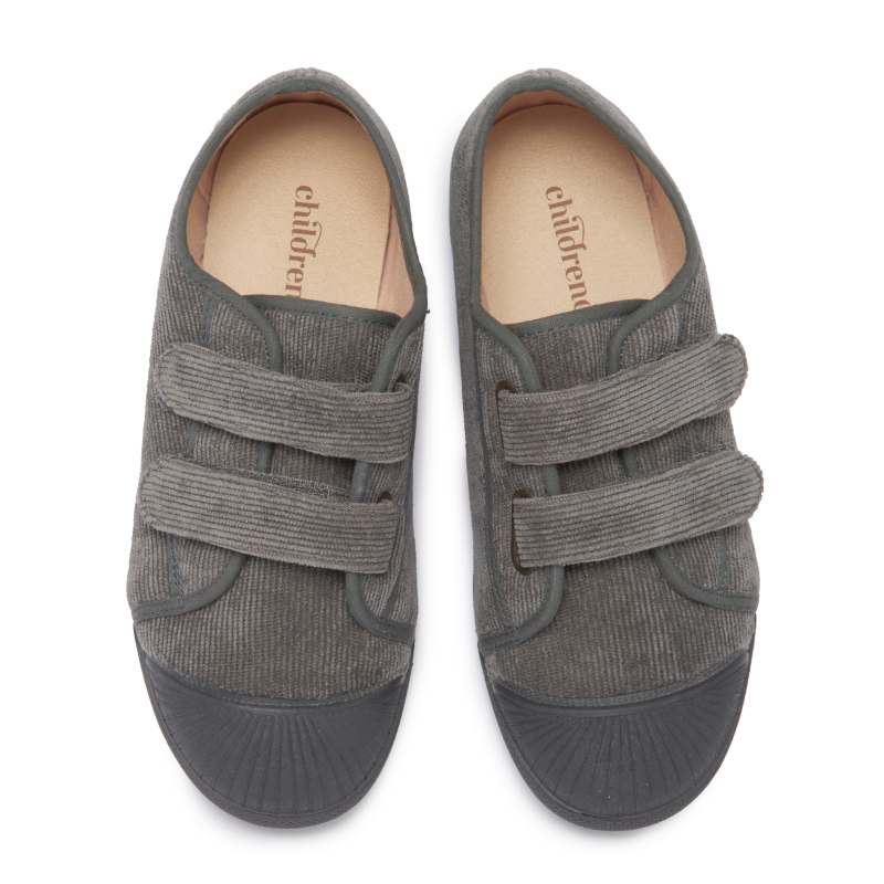 Zapatos deportivos de otoño de cordón gris Childrenchic® para niños
