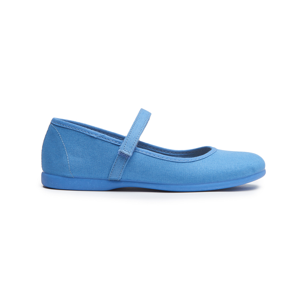 Classic Canvas Mary Janes in French Blue