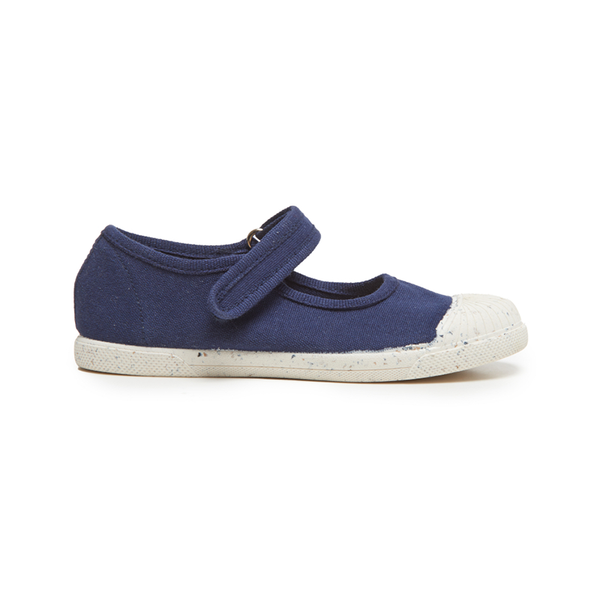 Girls' Childrenchic® ECO-friendly Mary Jane Sneakers in Navy