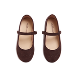 Classic Spectator Mary Janes in Brown