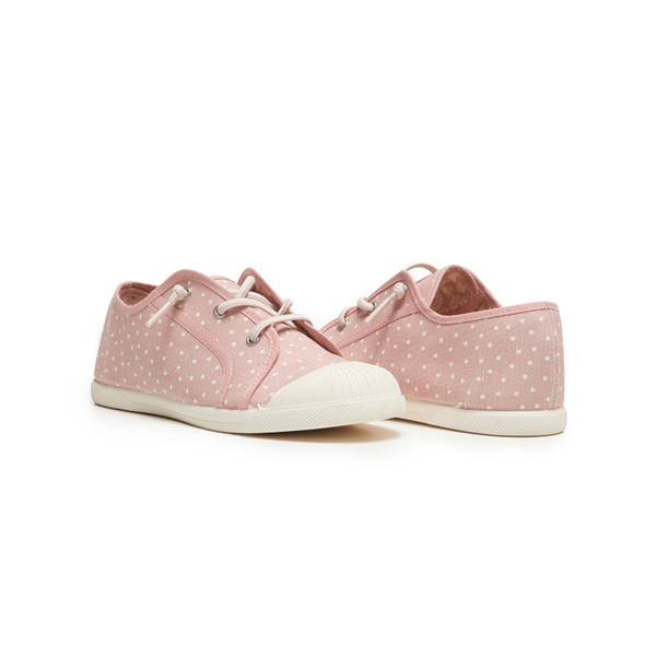 Zapatillas de niña Childrenchic® con lunares rosas