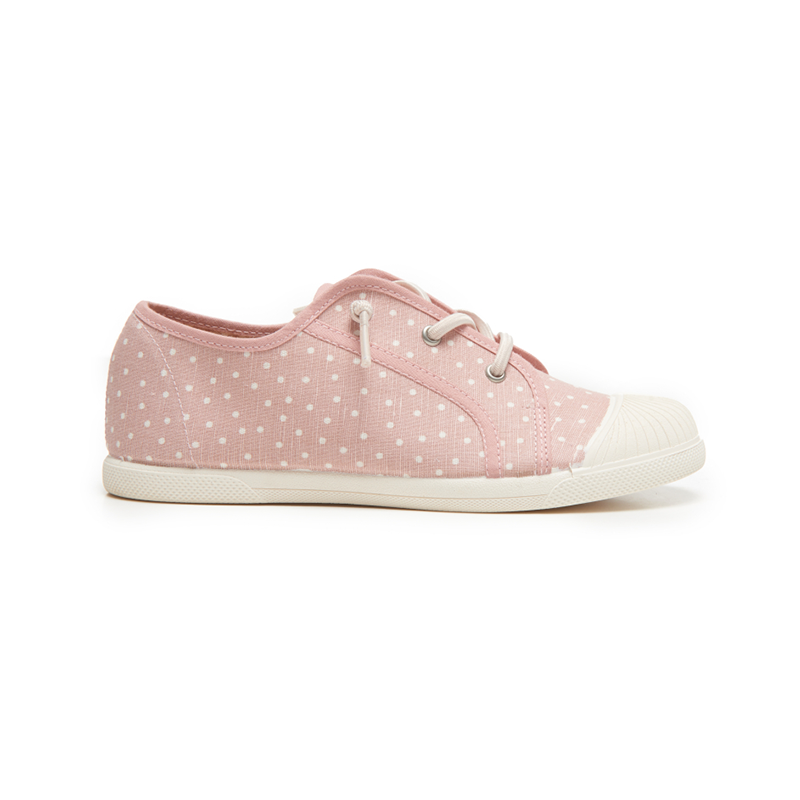Kids's Childrenchic® Eco-Friendly Sneaker in Pink Dots