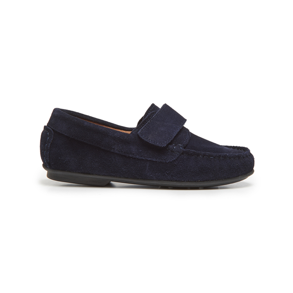 Kids' Childrenchic® Suede Driving Loafers in Navy