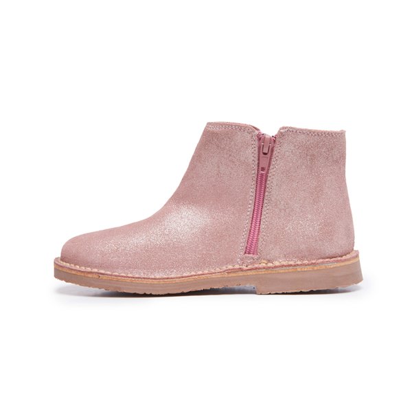 PomPom Chelsea Boots in Rose