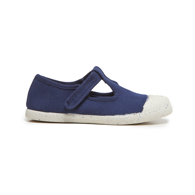 Kids' Childrenchic® ECO-friendly T-band Sneakers in Navy