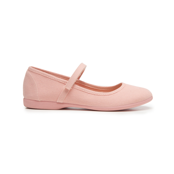 Girls' Childrenchic® ECO-friendly Canvas Mary Janes in Peach