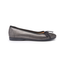Shimmer Ballet Flats in Charcoal