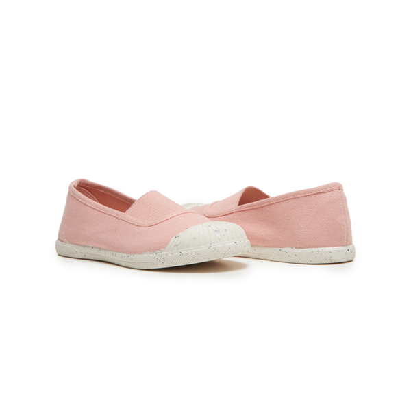 ECO-Friendly Canvas with Elastic Slip-on in Peach