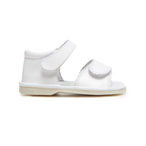 Childrenchic® My-First  Leather Velcro Sandal in White