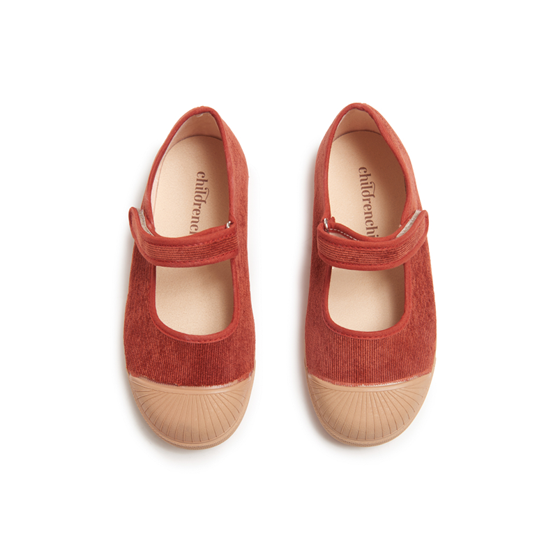 Zapatos deportivos Mary Jane Captoe de cordón Childrenchic® para niña en Marygold