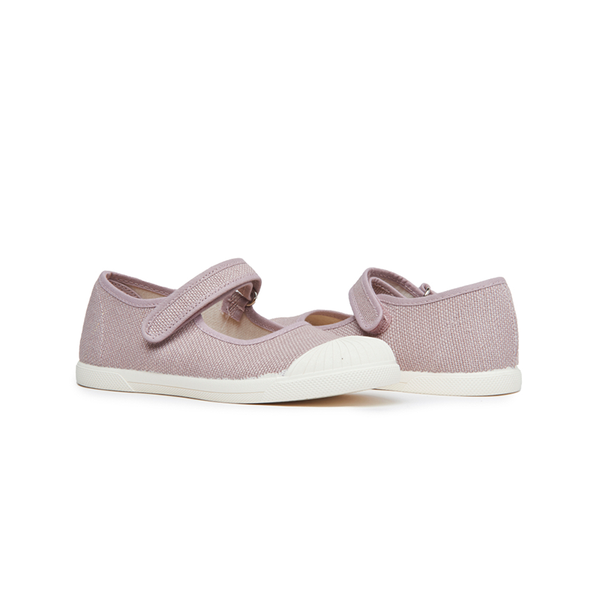 Canvas Mary Jane Sneakers in Lilac