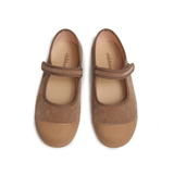 Corduroy Mary Jane Sneakers in Camel