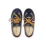 Zapatos deportivos de otoño de cordón azul marino Childrenchic® para niños