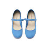 Classic Canvas Mary Janes in French Blue