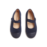 Zapatillas Mary Jane Captoe de Cordón Childrenchic® para Niñas en Azul Marino