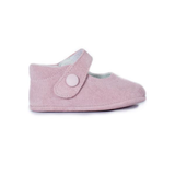 Childrenchic® My-First Pink Suede Baby Mary Janes