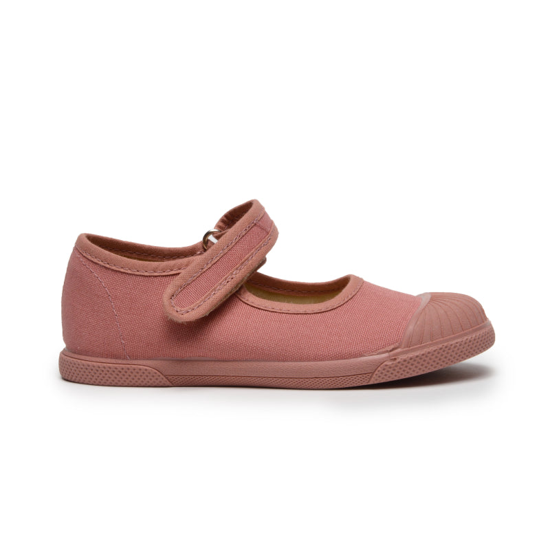 Girls' Childrenchic® Canvas Mary Jane Captoe Sneakers in Rosewood