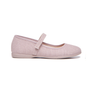 Classic Canvas Mary Janes in Textured Mauve