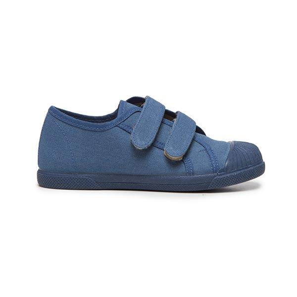 Kids' Childrenchic® Double Hook and Loop Sneakers in Indigo