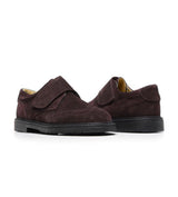 Suede Brogue Loafers in Brown